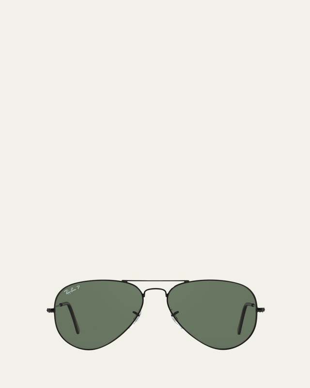 Metal Polarized Aviator Sunglasses